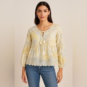 🚨 3 for $25 - STYLE & Co Tassel Blouse